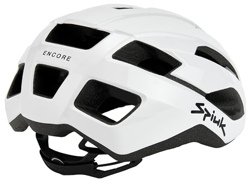 Casco Spiuk Encore ventilado con ajuste micrométrico color blanco S 2