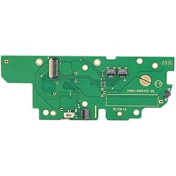 ASHATA Placa Base de Botón Lateral Izquierdo L para Interruptor, Placa de Botón Lateral Izquierdo de Repuesto para Placa Base Nintendo Switch Lite, Placa Base de Consola de Juegos