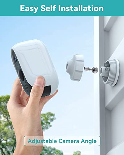 Wuuk Outdoor Cameras For Home Security, Outdoor Security Camera Wireless With 2K Hdr, Color Night Vision, 2 Way Audio, No Monthly Free, 32Gb Free Local Storage, Ip67, Alexa & Google Compatible #TOP7