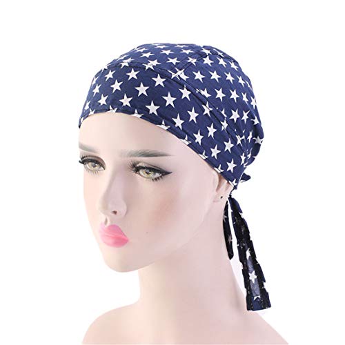Qianmome Durag Skull Cap Cotton Biker Motorcycle Bandana Head Wrap Du Doo Do Rag Rags #TOP2
