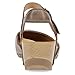 Dansko Tiffani Wedge Sandal for Women – Cushioned, Contoured Footbed for All-Day Comfort and Support Brown 10.5-11 M US