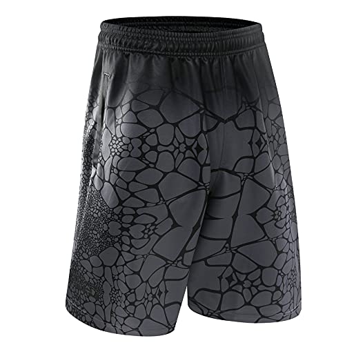Foto von 1Bests 3-teiliges Set Herren-Laufshorts, schnell trocknend, Basketballhose, Sporthose