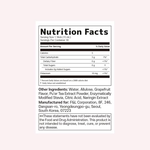 [Liveling] Apple Cider Vinegar Drink Stick & 3-in-1 Shot – Grapefruit Flavor | Supports Digestion, Daily Cleanse, Sugar-Free, Low-Calorie, Portable On-The-Go Packets (30 sticks) - Thumbnail 6