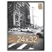 MCS Trendsetter Poster Frame, 24 x 32", Black