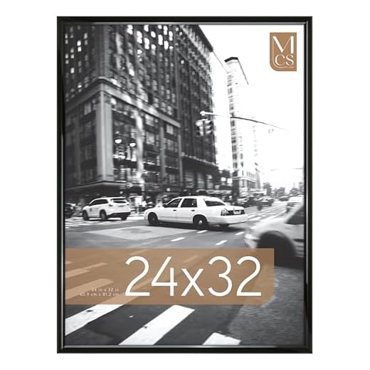 MCS Trendsetter Poster Frame, Black, 24 x 32 in, Single