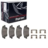 TOPRAN Bremsbeläge Bremsklötze VORNE 821 265