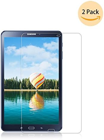 [2 Pack] IJIA Screen Protector for Samsung Galaxy Tab A SM-T580 Tablet 10.1"- Tempered Glass Screen Tempered Film Bubble Free Anti-Oil Fingerprint HD Ultra Clear Screen Film