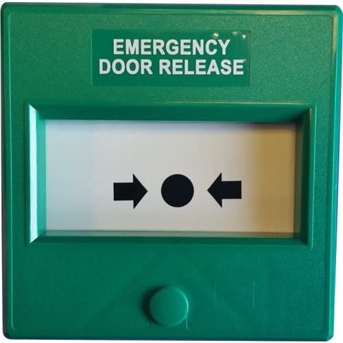 Knight Fire Green Mx74sgs Double Pole Call Point, Resettable, For Emergency Door Release,