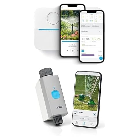Rachio 3: 16 Zone Smart Sprinkler Controller + Smart Hose Timer Bundle (Automate Water & Sprinkler Schedules for Lawn, Garden, & Yard Care) Cover