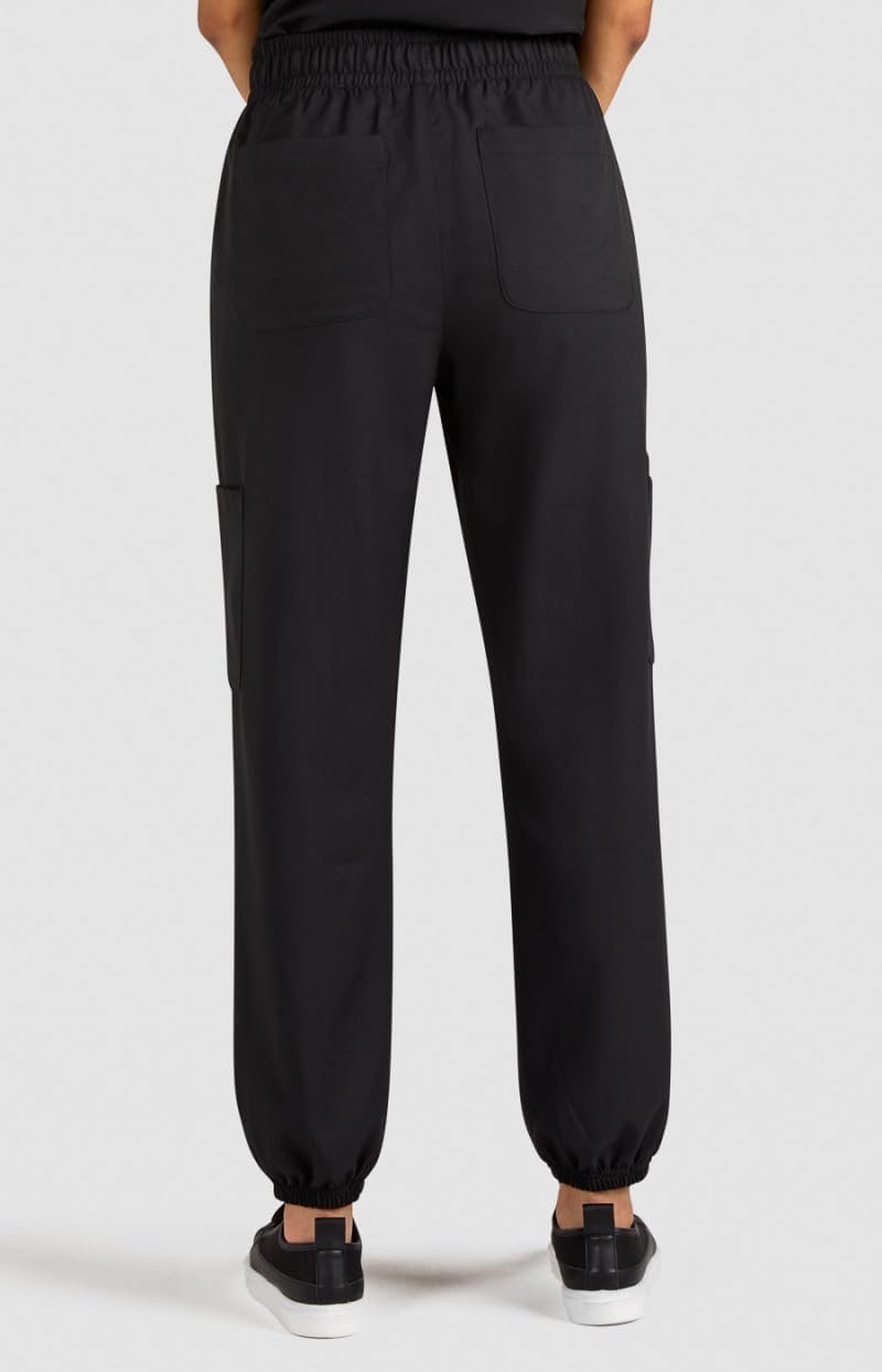 KOI | SmileyWorld Jolly Women's 7-Pocket Jogger-Style Scrub Pants
