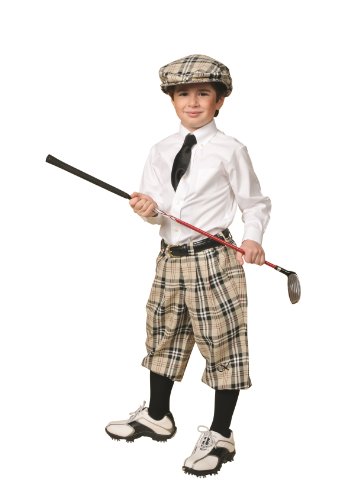 Children's Turnberry Plaid Golf Knickers (Khaki Plaid, 6)