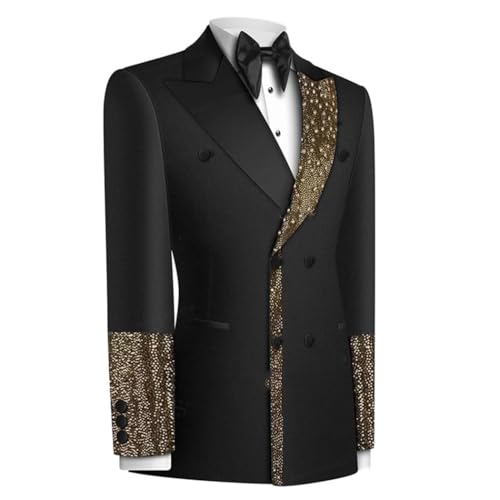 Men Luxury Tuxedo Suit Two Piece Set Satin Lapel One Button Blazer and Pants for Wedding Groom Party3