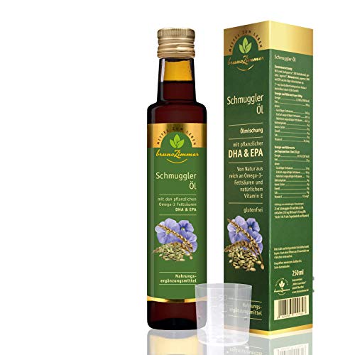 Schmuggleröl Ölmischung mit DHA & EPA 250 ml - MZL | Nahrungsergänzung Cover
