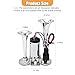 Tuxihapp 12V 130dB Dual Trumpet Air Horn Kit with Compressor - Loud Dual Electric Train Horn for Cars Boats Trucks SUV - High/Low Tube Air Horns Speaker Kit Car Accessories (Sliver)
