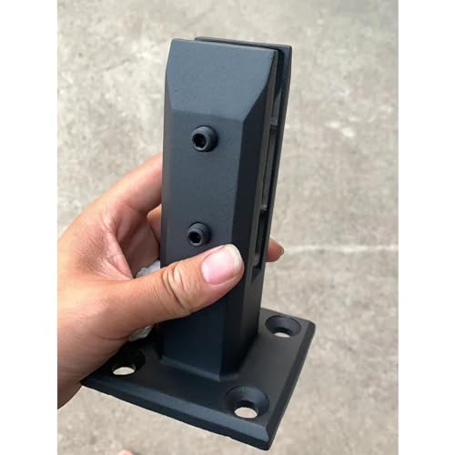 Kit de abrazaderas de vidrio y sistema de barandilla para un soporte seguro de vidrio sin marco en vallas y balaustradas de piscina