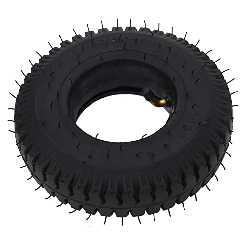 Alomejor Pneus para Patinete Elétrico, de Borracha Premium, Resistentes Ao Desgaste e Antiderrapantes, Com Design de Disco Dentado, para Patinetes Elétricos de 2,50 a 4 Polegadas, Com