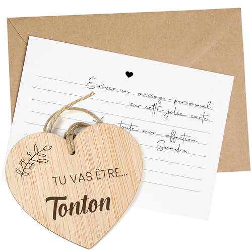 CONTRAXT Idée Cadeau Annonce Grossesse Oncle. Tu Vas Être Oncle Idee Carte Cadeau Naissance Futur Oncle Annonce Grossesse (Oncle)