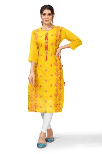 Designer Chanderi Fabric with Beautiful Full Embroidery Calf Length Kalidar Kurti for Women