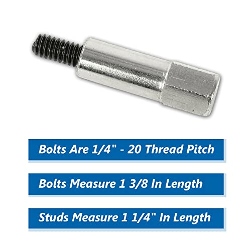 Magqoo 14Pcs Chrome Stud Kit Big Block Valve Cover Bolt Set Replacement For Chevy Fits Bbc 396 427 454 502 Engines #TOP5