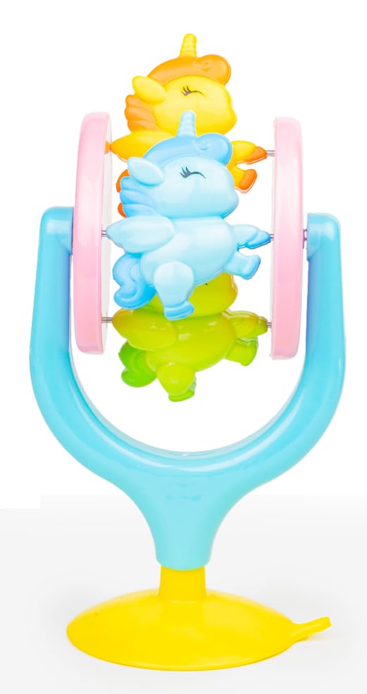 Ratnas Unicorn Go Round Highchair Spinning Merry Go Round Toy with Rattle Sound for Toddlers Kids (B0CCMDFTM6) Amazon Price History, Amazon Price Tracker