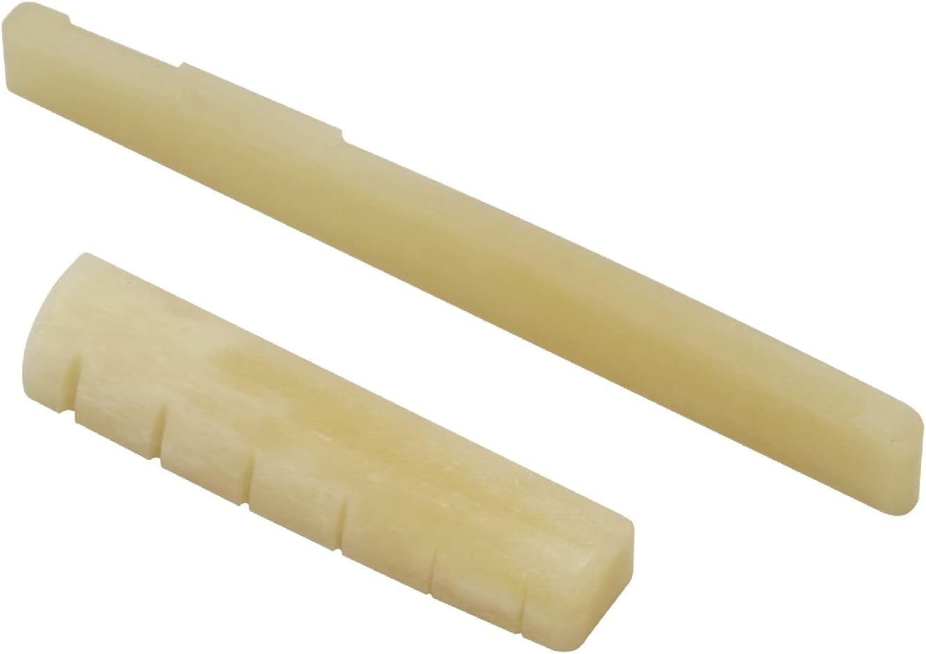 Miwayer Acoustic Guitar Bridge Unbleached Bone 6 Strings