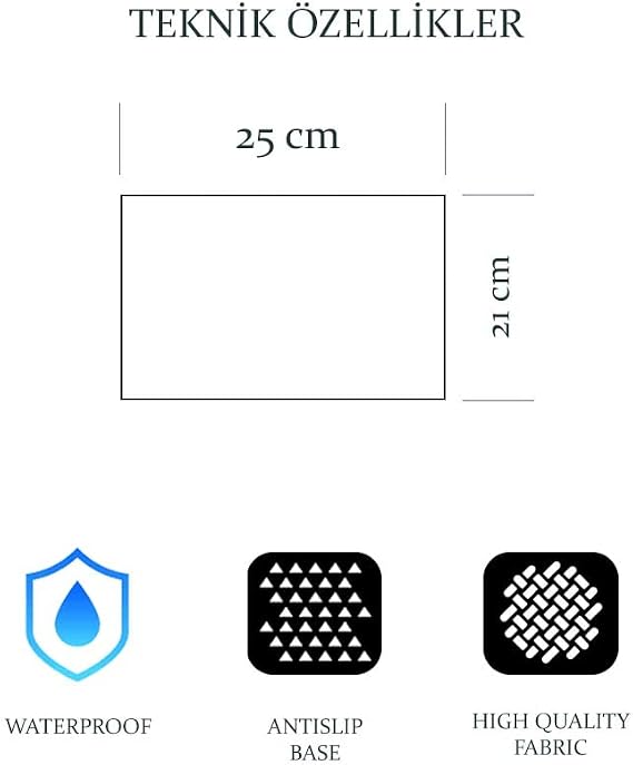 25x21 Cm Mini Office Mouse Pad