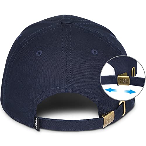 Foto von HASAGEI Baseball Cap Herren Damen Basecap Baseball Kappe Reine Farbe Baseboard Baseballkappe Cotton Cap für Tennis Golf Reisen (Blau)