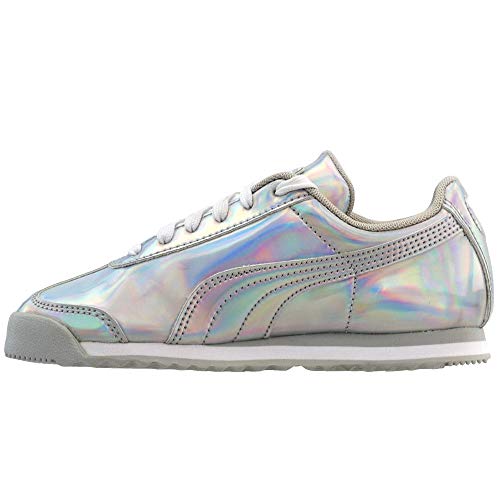 PUMA Kids Girls Roma IRI Sneakers Shoes Casual - Silver - Size 12 M3