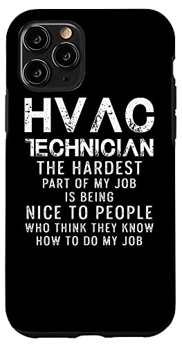 iPhone 11 HVAC Technician Funny HVAC Tech Case