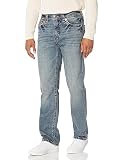 ricky super t jeans Metallnieten True Religion Herren Ricky Super T Flap Jeans, indigoblau, 56