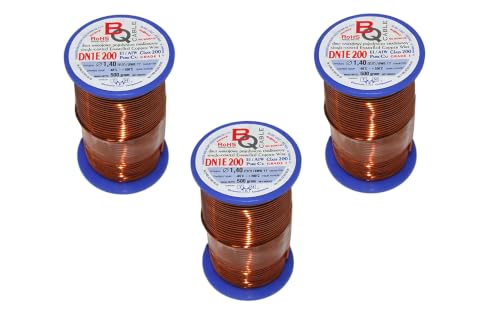 Alambre de bobinado DN1E 200 cobre esmaltado 1,40 mm para reparar transformadores