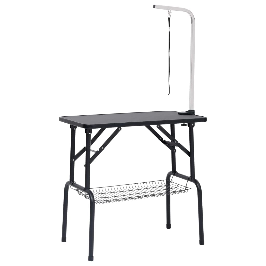 Genérico Mesa de Aseo Ajustable para Perros con 1 Lazo y Cesta,Producto para Mascotas y Animales,Productos para Mascotas,Productos de higiene para mascotas-171067