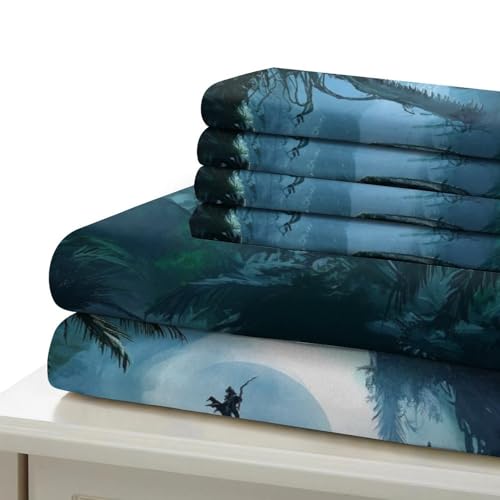 Ptérosaure parure de lit microfbre 3 pièces avec housse de couette imprimée 3D