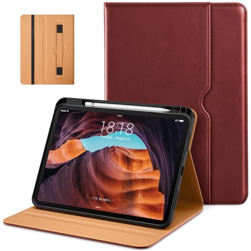 DTTO for iPad (A16) 11th Generation 11-inch & 10th Gen Case, Burgundy Red