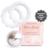 Cradle & Grace Bloom Bands, Silicone Rings for Silver Nursing Cups, Flower Comfort Rings for Silver Nipple Covers, Breastfeeding Essentials for Nursing Nipple Shield, X-Large