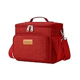 Macadamla Weinas Lunch bag for Women/Men,Insulated Lunch Box Cooler Bag for Adult,Collapsible Leakpr