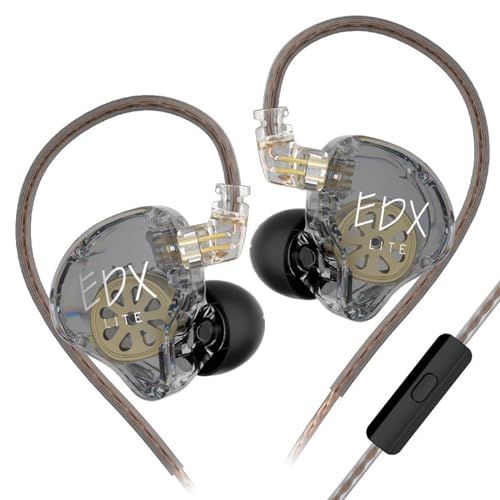 YAOGUI Écouteurs intra-auriculaires Super Linear Dynamic Driver pour EDX Lite Écouteurs en direct HiFi Bass Musique