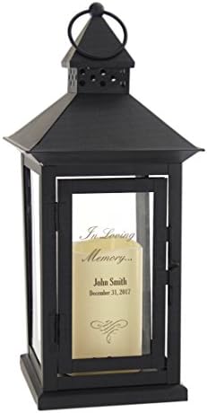 The Gerson Company Everlasting Glow Indoor/Outdoor 6" x 14" Lantern and LED Candle