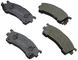 Breck 21754 00 701 10 Bremse Pad Satz mit Akustische Verschleißwarnung und Zubehör, Rabatt Bremse, 131.6mm x 51.5mm