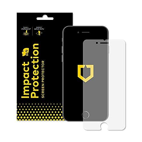 RhinoShield Screen Protector compatible with [iPhone SE2 / SE (2020) / 8/7] | Impact Protection - High Strength Impact Damping/Dispersion Technology - Clear and Scratch