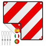 Fogmiea Warntafel für Italien Spanien und Portugal,3in1 für Fahrradträger
