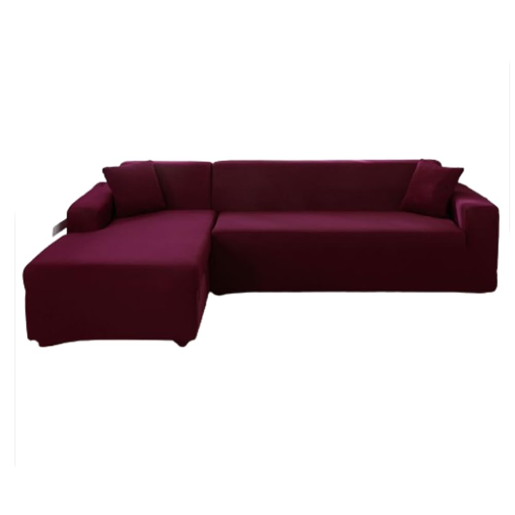 Housse de canapé L et S lavable et extensible pour grand canapé 4 places
