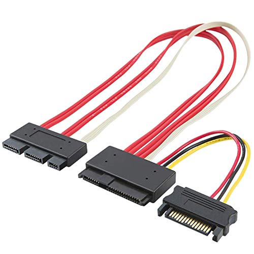 CableCreation SFF-8639 to SFF-8482 Raid Cable, SATA 3.2 Express 18Pin (7+7+4) to SFF-8482 SAS Express 29Pin Data Raid Cable 1FT