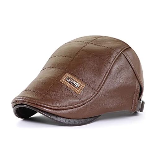 Elwow herr varm PU läder platt keps Newsboy keps vintage basker keps körning irländsk platt hatt engelsk farfar hatt