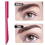 Eyebrow Razor, S.T. Friends 10Pcs Face Razor for Women Exfoliating Dermaplaning Tool, Dermaplane Razor Peach Fuzz Removal, Eyebrow Shaper Trimmer Facial Shaver Help Exfoliate and Smooth the Skin - Image 5