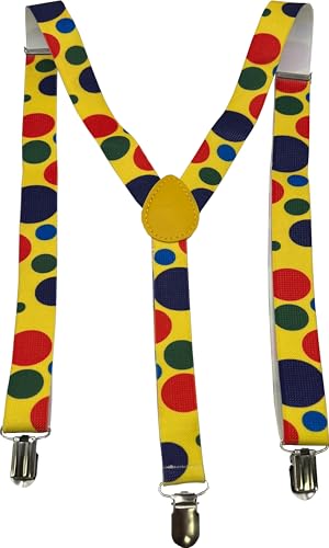 Adult's Yellow Suspenders Costume Accessory Kit