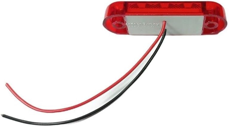 Confezione Da 2 Luci Posteriori Rotonde A 16 LED Con Occhielli In Gomma Nera Per Rimorchio Di Autocarri 88123698 Confezione Da 2 Luci Posteriori Rotonde A 16 LED Con Occhielli In Gomma Nera Per Rimorchio Di Autocarri 88123698
