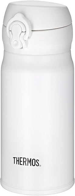 THERMOS 4035.211.035 Ultralight Thermos Flask, White, 350 ml, Extremely Lightweight, 165 g, Drinking Bottle, Dishwasher Safe, Thermos Flask Keeps Hot for 10 Hours, Cold for 20 Hours, BPA-Free