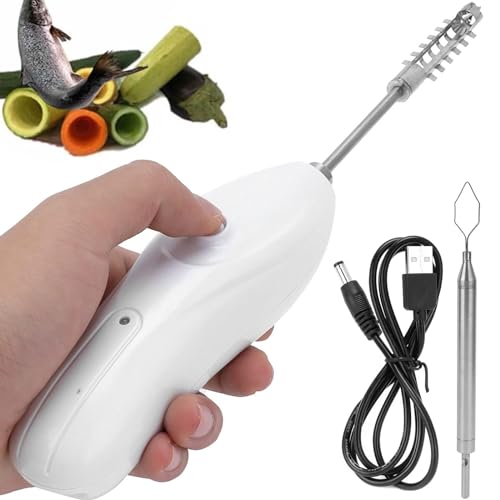 Vide-légumes portable ZXLIHS et grattoir électrique 10W à double tête