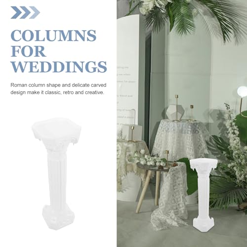 Columnas de boda para ceremonias exteriores y banquetes en jardines de ensueño 5